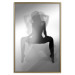 Wall Poster Romantic Dream - black and white sensual composition with a woman 121895 additionalThumb 16