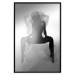 Wall Poster Romantic Dream - black and white sensual composition with a woman 121895 additionalThumb 18