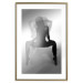 Wall Poster Romantic Dream - black and white sensual composition with a woman 121895 additionalThumb 14