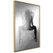 Wall Poster Romantic Dream - black and white sensual composition with a woman 121895 additionalThumb 12