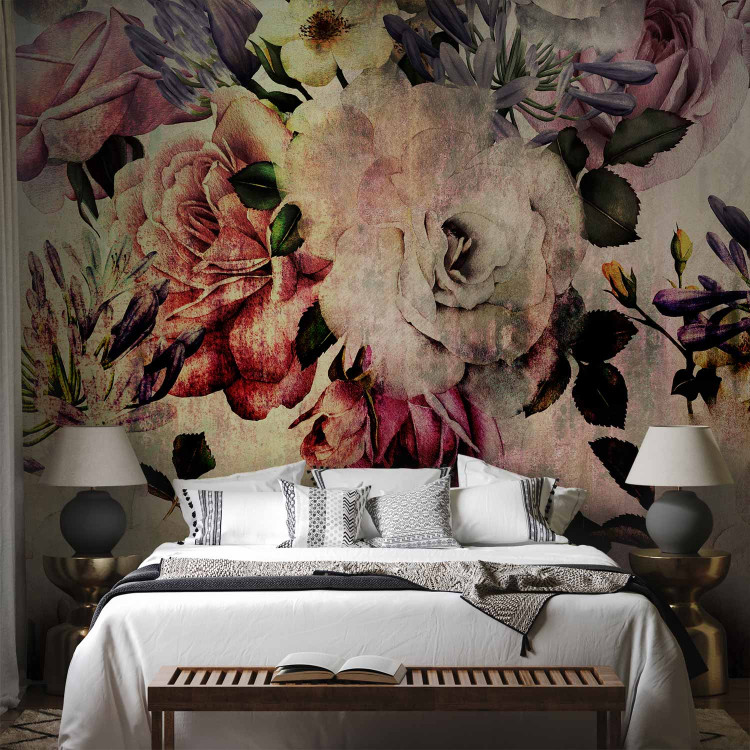 Wall Mural Nostalgia Flowers 122295 additionalImage 2