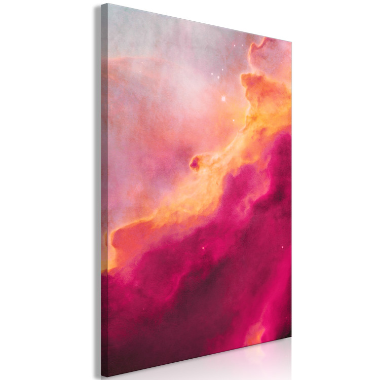 Canvas Art Print Pink Nebula (1 Part) Vertical 123195 additionalImage 2