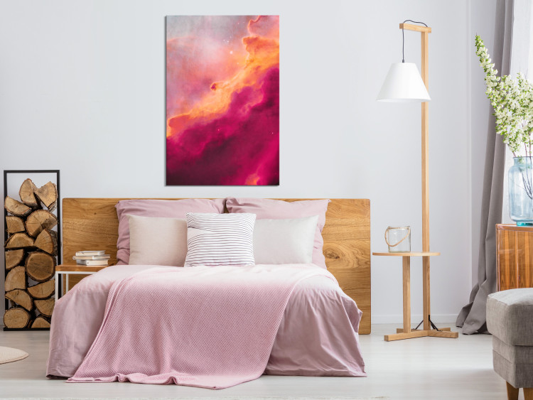 Canvas Art Print Pink Nebula (1 Part) Vertical 123195 additionalImage 3