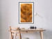Poster Autumn Leaf - golden texture of a leaf with intricate details 123795 additionalThumb 4