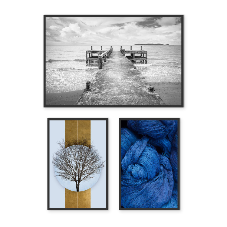 Wall art set Autumn by the Seaside 124895 additionalImage 1