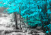 Large canvas print Cascade of Thoughts (Turquoise) II [Large Format] 125695 additionalThumb 4