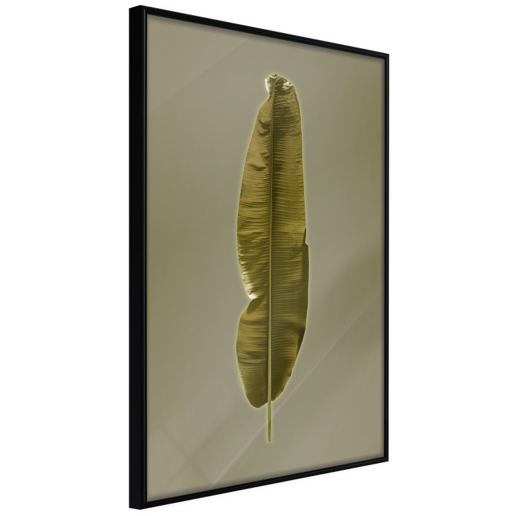 Wall Poster Exotic Leaf - green leaf from a banana tree on a solid background 126195 additionalImage 12