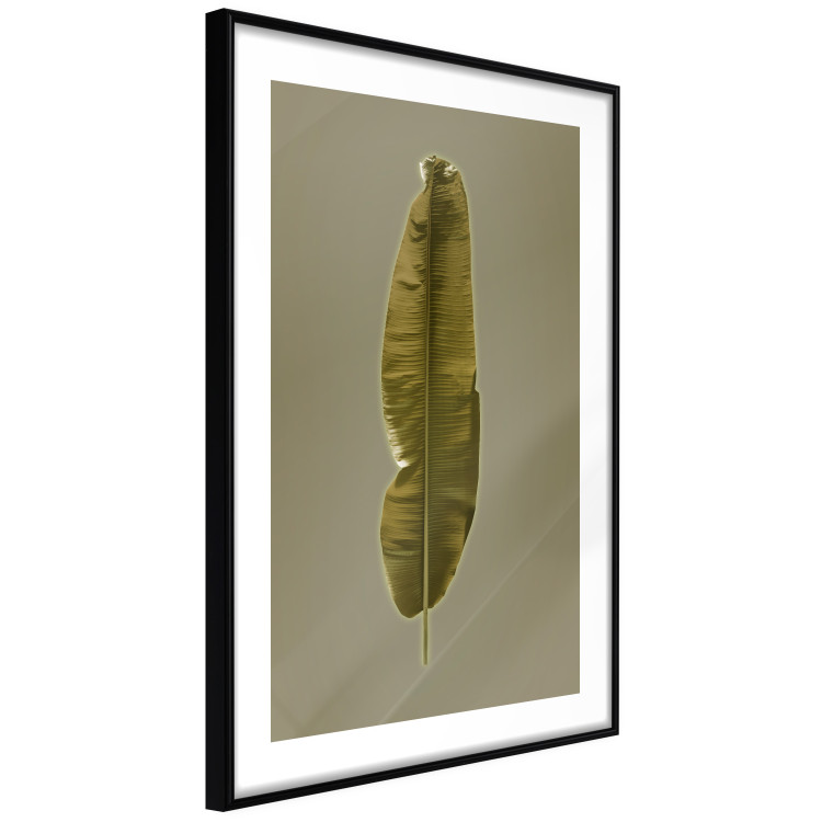 Wall Poster Exotic Leaf - green leaf from a banana tree on a solid background 126195 additionalImage 11
