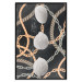 Poster Sea Treasures - abstraction of seashells and metal chains 127395 additionalThumb 18
