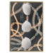Poster Sea Treasures - abstraction of seashells and metal chains 127395 additionalThumb 21
