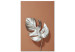 Canvas Art Print Sun Souvenir (1-part) vertical - exotic silver leaf 129495