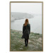 Poster What Now? - landscape of a woman dressed in green against the sea and rocks 130295 additionalThumb 19