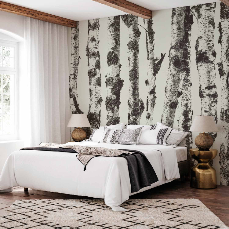 Wall Mural Stately Birches - First Variant 130495 additionalImage 2