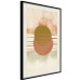 Poster Water Reflections - composition of circles and stripes in an abstract motif 131795 additionalThumb 2