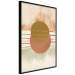 Poster Water Reflections - composition of circles and stripes in an abstract motif 131795 additionalThumb 13