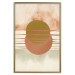 Poster Water Reflections - composition of circles and stripes in an abstract motif 131795 additionalThumb 21