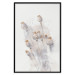 Wall Poster Tranquil Poppies - line art of flowers on a white background in an abstract motif 131995 additionalThumb 17