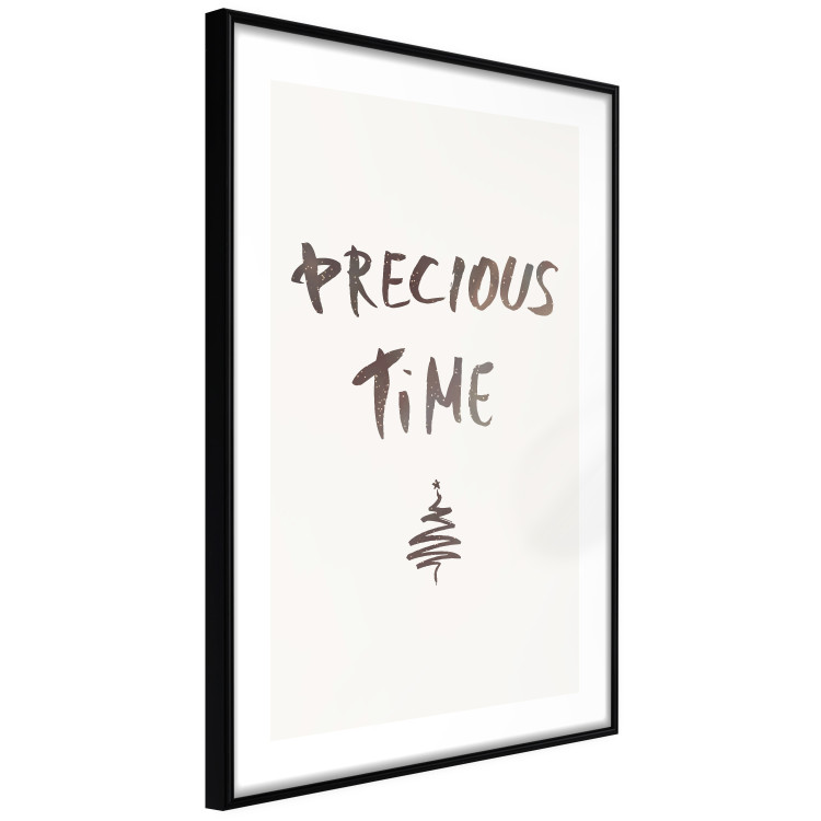 Wall Poster Precious Time - English text and Christmas tree motif 132095 additionalImage 8