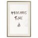 Wall Poster Precious Time - English text and Christmas tree motif 132095 additionalThumb 22