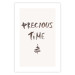 Wall Poster Precious Time - English text and Christmas tree motif 132095 additionalThumb 18