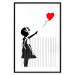 Poster Shredded Banksy - black and white girl releasing a red balloon 132495 additionalThumb 17