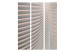 Folding Screen Groovy Stripes (3-piece) - composition in light geometric patterns 132795 additionalThumb 3