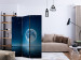 Room Divider Screen Moonlit Night (3-piece) - starry sky and calm sea 133195 additionalThumb 4