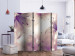 Room Divider Ballad of Delicacy II - purple lily flowers on a light background 133795 additionalThumb 2