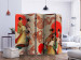 Room Divider Screen Geishas II (5-piece) - oriental composition with silhouettes of women 134295 additionalThumb 2