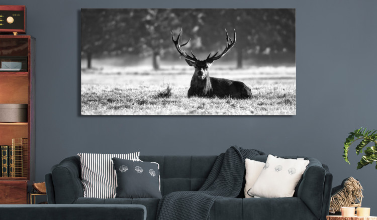 Large canvas print Lying Deer II [Large Format] 137595 additionalImage 5