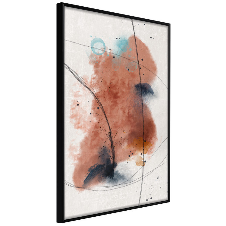 Poster Secret of the Future - artistic watercolor abstraction in blotches 137695 additionalImage 27