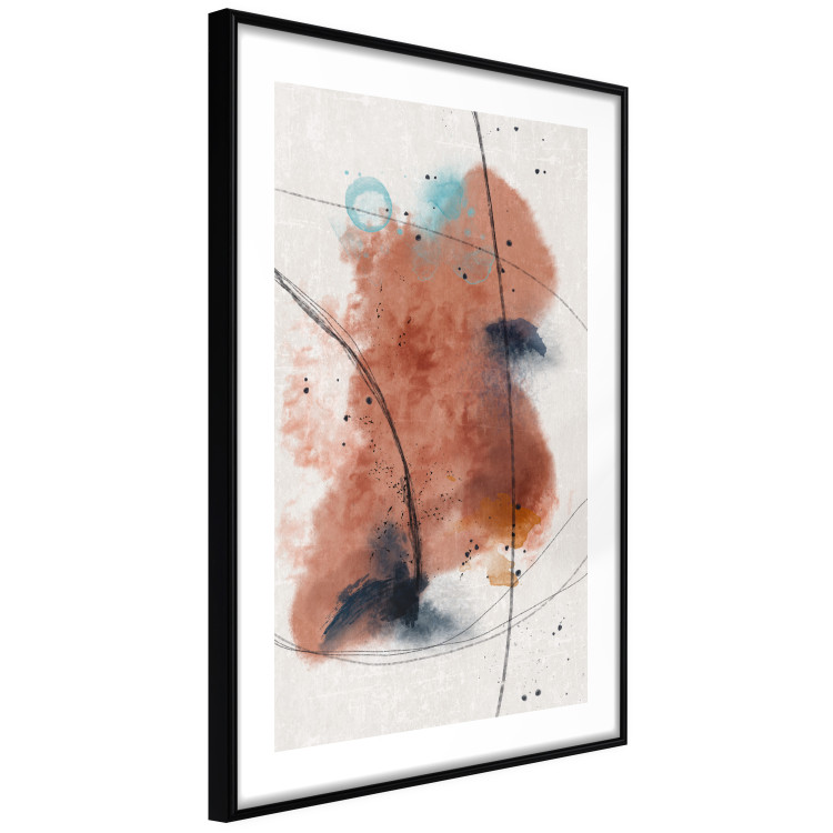 Poster Secret of the Future - artistic watercolor abstraction in blotches 137695 additionalImage 22
