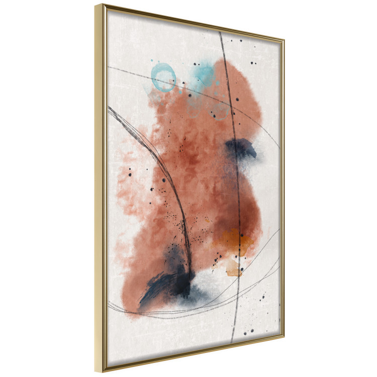 Poster Secret of the Future - artistic watercolor abstraction in blotches 137695 additionalImage 26