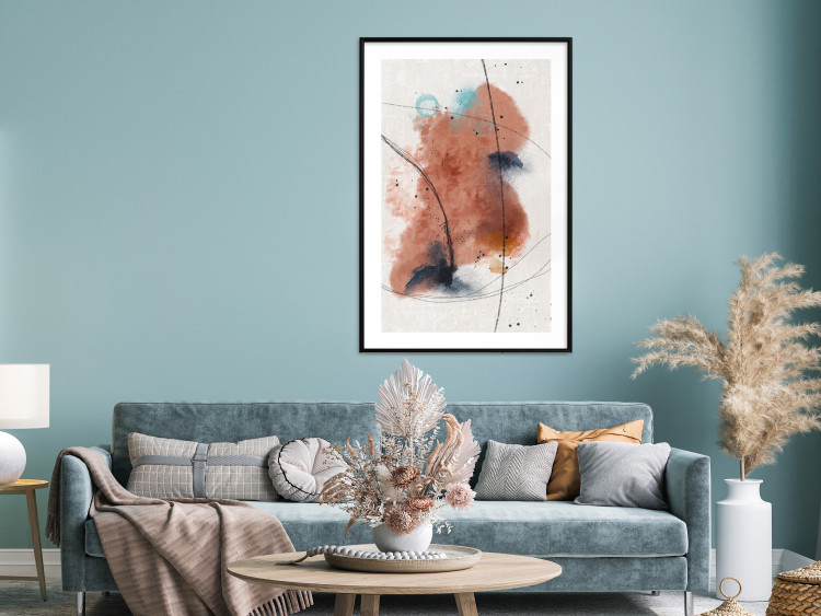 Poster Secret of the Future - artistic watercolor abstraction in blotches 137695 additionalImage 8