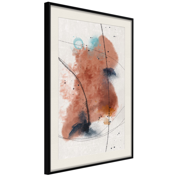 Poster Secret of the Future - artistic watercolor abstraction in blotches 137695 additionalImage 20
