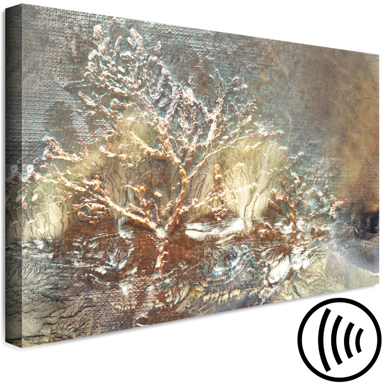 Canvas Sharp Frosts (1-piece) Wide - winter glamour-style abstraction 137895 additionalImage 6