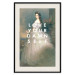 Wall Poster Love Your Damn Self - English texts and a woman in a wedding dress 138895 additionalThumb 24