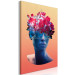 Canvas Print Singular Portrait (1-piece) Vertical - unique abstraction in flowers 142795 additionalThumb 2