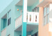 Wall Poster The City of Miami - Palm Trees and the Florida Coast Architecture in Summer in Pastels 144495 additionalThumb 2