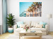 Wall Poster The City of Miami - Palm Trees and the Florida Coast Architecture in Summer in Pastels 144495 additionalThumb 11