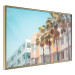 Wall Poster The City of Miami - Palm Trees and the Florida Coast Architecture in Summer in Pastels 144495 additionalThumb 5