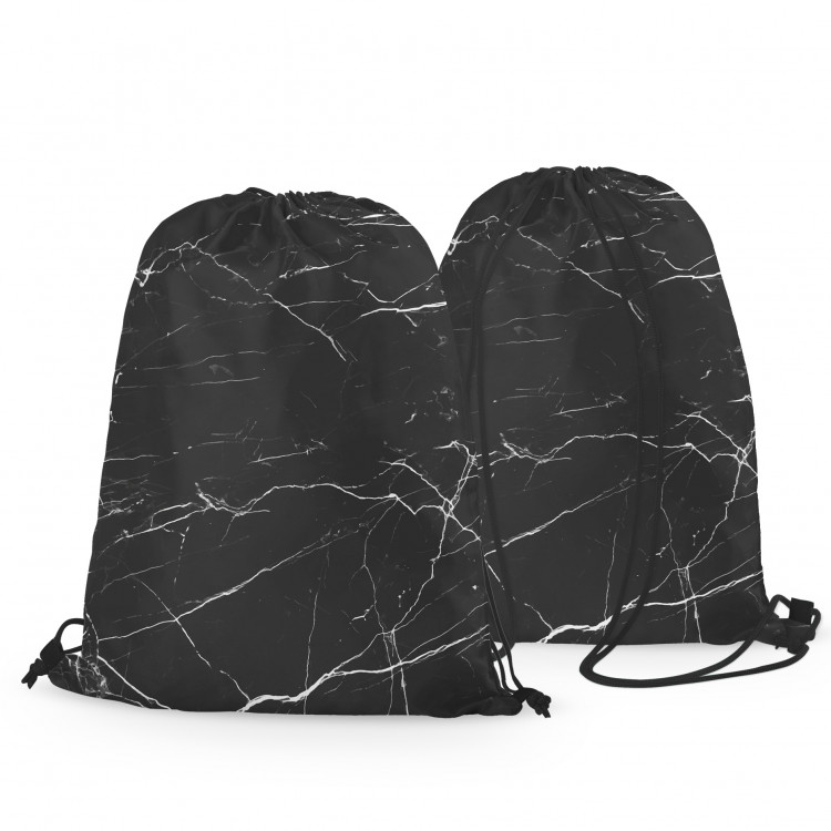 Backpack Scratches on marble - a graphite pattern imitating the stone surface 147495 additionalImage 3