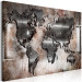 Large canvas print Silver Map [Large Format] 150695 additionalThumb 2