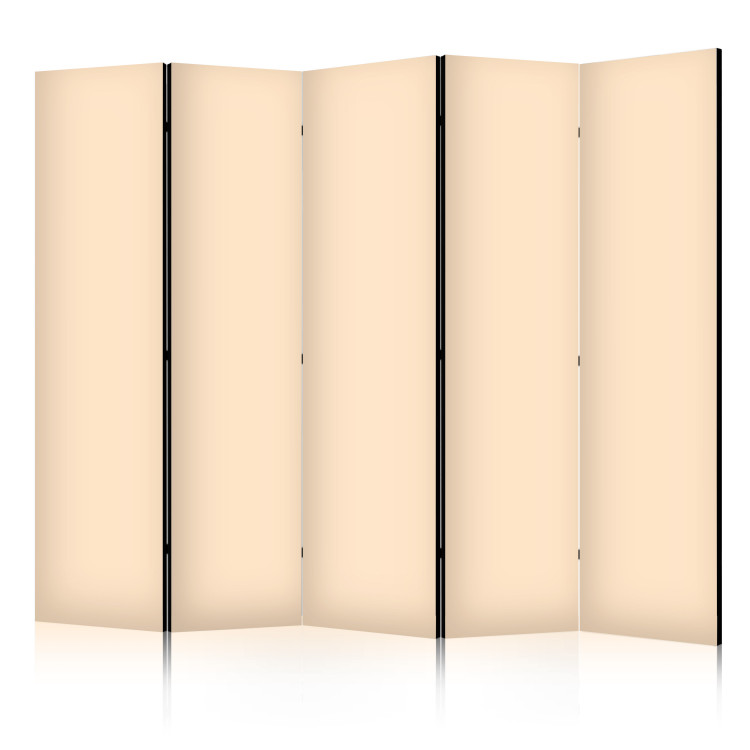 Folding Screen Solid Beige II [Room Dividers] 150795
