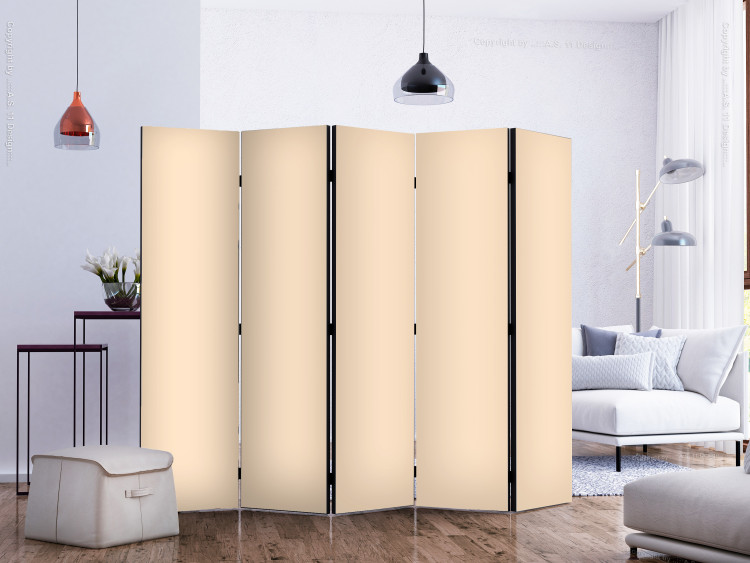 Folding Screen Solid Beige II [Room Dividers] 150795 additionalImage 2