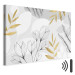 Canvas Print Fine Abstraction - A Minimalist Composition With Leaves and Flowers 151195 additionalThumb 8