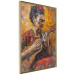 Wall Poster Frida With Ukulele - A Portrait of the Artist Playing the Instrument 152195 additionalThumb 5