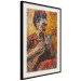 Wall Poster Frida With Ukulele - A Portrait of the Artist Playing the Instrument 152195 additionalThumb 11
