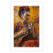 Wall Poster Frida With Ukulele - A Portrait of the Artist Playing the Instrument 152195 additionalThumb 26