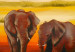 Canvas Print Elephants in the afternonn 49195 additionalThumb 2